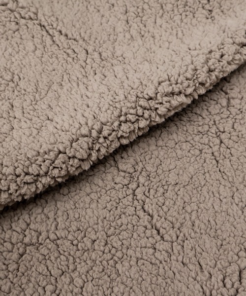 Social GIRL（ソーシャルガール）の「ハーフジップ ボアベスト（ベスト・レディース・ブラック/モカ/アイボリー・M）」の22枚目の写真