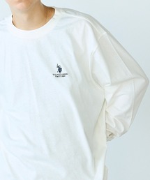 U.S. POLO ASSN./ユーエスポロアッスン クルーネックロンT ワンポイント 刺繍 ロングスリーブ