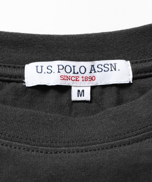 U.S. POLO ASSN.(ユーエスポロアッスン)の「U.S. POLO ASSN./ユーエスポロアッスン クルーネックロンT ワンポイント 刺繍 ロングスリーブ(Tシャツ/カットソー・メンズ・ダークグリーン/ネイビー/オフホワイト/アッシュグレー/ダークオレンジ/イエロー/ブラック・S/M/LL/L)」の11枚目の写真