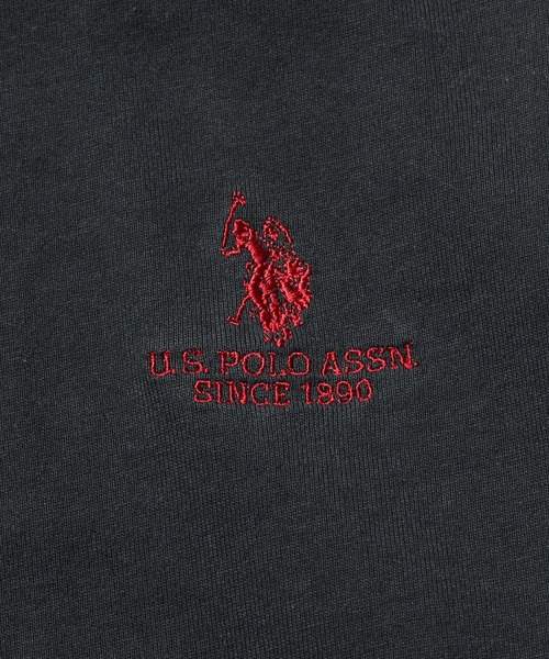 U.S. POLO ASSN.(ユーエスポロアッスン)の「U.S. POLO ASSN./ユーエスポロアッスン クルーネックロンT ワンポイント 刺繍 ロングスリーブ(Tシャツ/カットソー・メンズ・ダークグリーン/ネイビー/オフホワイト/アッシュグレー/ダークオレンジ/イエロー/ブラック・S/M/LL/L)」の12枚目の写真