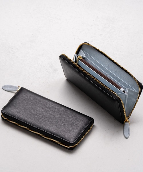 ✨極美品✨BVLGARI ブルガリ 長財布 レザー サークルロゴ バイカラー