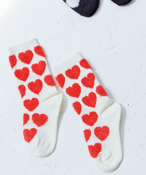 LOWRYS FARM(ローリーズファーム)の「アソートガラソックス 964337(ソックス/靴下・キッズ・ブラック/アイボリー/ホワイト/チャコールグレー・MEDIUM/LARGE)」の2枚目の写真