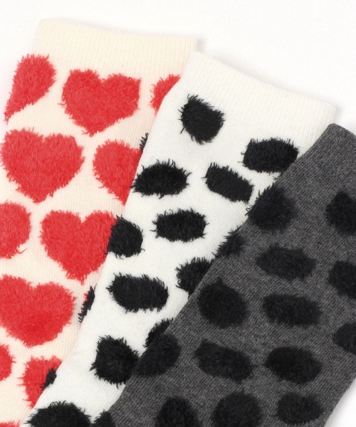 LOWRYS FARM(ローリーズファーム)の「アソートガラソックス 964337(ソックス/靴下・キッズ・ブラック/アイボリー/ホワイト/チャコールグレー・MEDIUM/LARGE)」の10枚目の写真