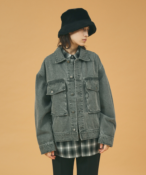 Abahouse Devinette（ドゥヴィネット）の「【RUBEN/ルーベン】ミックスファーバケットハットRUS-8219（ハット・レディース・ブラック/ベージュ・フリー）」の3枚目の写真