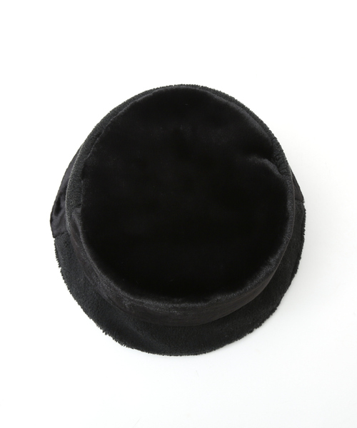 Abahouse Devinette（ドゥヴィネット）の「【RUBEN/ルーベン】ミックスファーバケットハットRUS-8219（ハット・レディース・ブラック/ベージュ・フリー）」の7枚目の写真