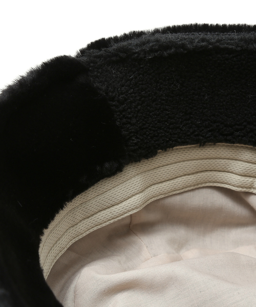 Abahouse Devinette（ドゥヴィネット）の「【RUBEN/ルーベン】ミックスファーバケットハットRUS-8219（ハット・レディース・ブラック/ベージュ・フリー）」の9枚目の写真