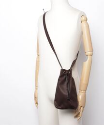 MR.OLIVE（ミスターオリーブ）の「MR.OLIVE/ミスターオリーブ WATER PROOF LIGHT LEATHER / DRAWSTRING MINI SHOULDER BAG ショルダーバッグ 巾着バッグ ポーチ（ショルダーバッグ・メンズ）」