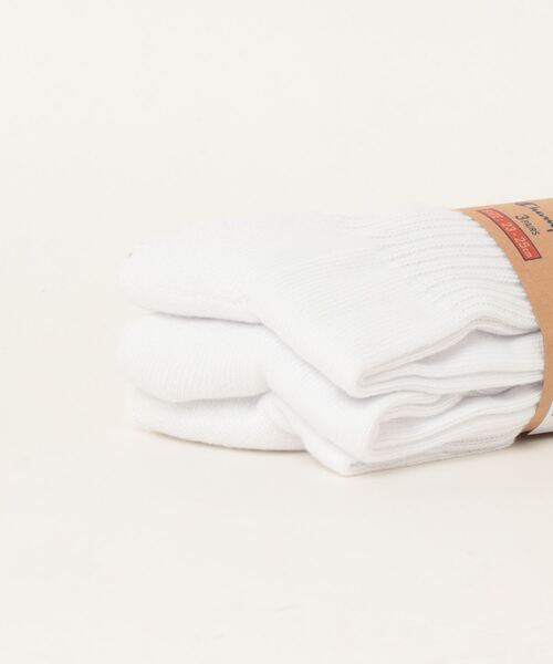 Champion(チャンピオン)の「【CHAMPION/チャンピオン】 フルレングスソックス3P CMSCY002 ワンポイントロゴ 3足組(ソックス/靴下・メンズ・ネイビー/グレー/ホワイト/ブラック・MEDIUM/SMALL/LARGE)」の7枚目の写真
