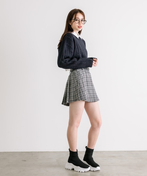 OLIVE des OLIVE（オリーブデオリーブ）の「ケーブルニット