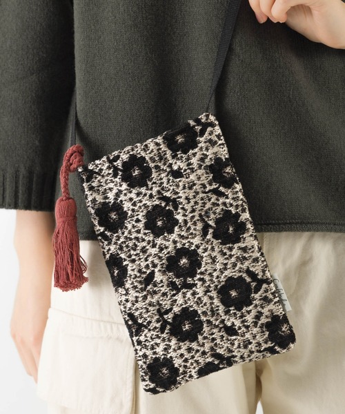 salle de bal（サルデバル）の「Craft India / クラフト インディア ポシェット ショルダーバッグ pochette FRH（ショルダーバッグ・レディース・ブラック/ブラック系その他/ネイビー/ベージュ/グレー/ブルー/ナチュラル・FREE）」の2枚目の写真