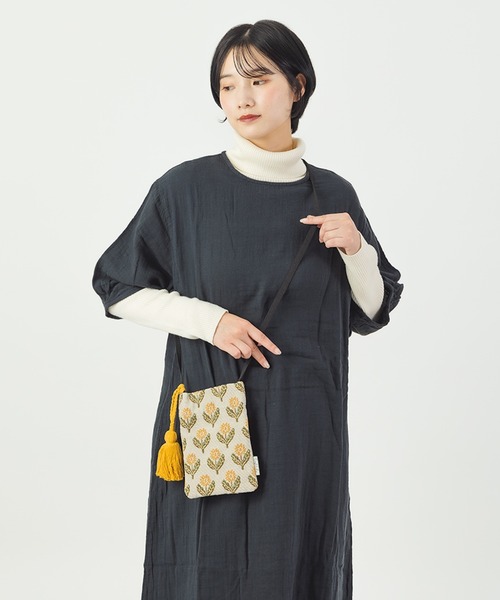 salle de bal（サルデバル）の「Craft India / クラフト インディア ポシェット ショルダーバッグ pochette FRH（ショルダーバッグ・レディース・ブラック/ブラック系その他/ネイビー/ベージュ/グレー/ブルー/ナチュラル・FREE）」の20枚目の写真