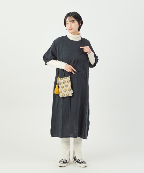 salle de bal（サルデバル）の「Craft India / クラフト インディア ポシェット ショルダーバッグ pochette FRH（ショルダーバッグ・レディース・ブラック/ブラック系その他/ネイビー/ベージュ/グレー/ブルー/ナチュラル・FREE）」の19枚目の写真