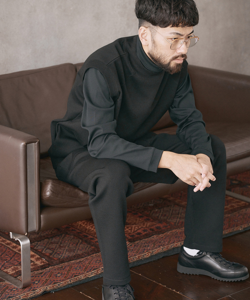 EDIFICE（エディフィス）の「E.ニットベイカーパンツ（その他パンツ・メンズ・ベージュ/ブラック・46/48）」の5枚目の写真