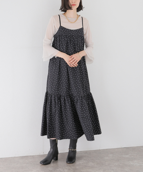 SLOBE IENA（スローブイエナ）の「ドットタフタティアード