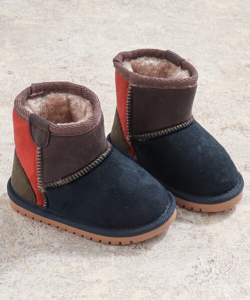 BREEZE（ブリーズ）の「【ユニセックス】ボアブーツ（ブーツ・キッズ・ラベンダー/レインボー/オフホワイト/ブラック/ベージュ・14/18/13/16/17/15 /21/20/19）」の5枚目の写真