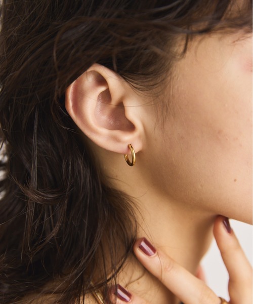 Aunt Marie's(アントマリーズ)の「ステンレスワンタッチフープピアス / サイズ展開有 / ステンレスピアス(ピアス(両耳用)・レディース・ゴールド/ピンクゴールド/シルバー・M/L/S)」の16枚目の写真