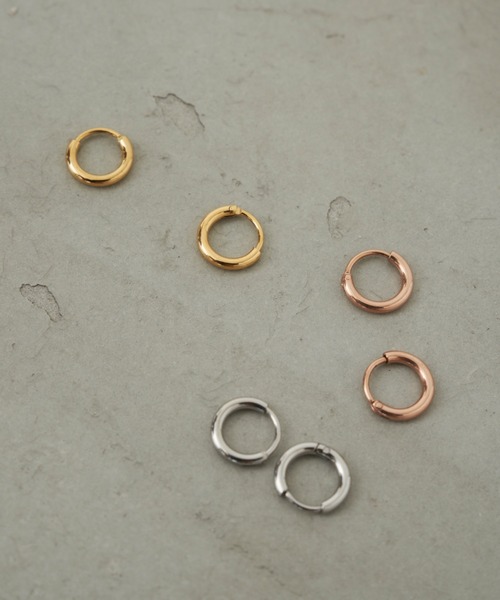 Aunt Marie's(アントマリーズ)の「ステンレスワンタッチフープピアス / サイズ展開有 / ステンレスピアス(ピアス(両耳用)・レディース・ゴールド/ピンクゴールド/シルバー・M/L/S)」の19枚目の写真