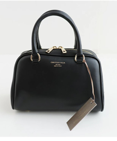 Rouge vif(ルージュヴィフ)の「【CHRISTIAN VILLA/クリスチャンヴィラ】ショルダーボストンバッグ(トートバッグ・レディース・ブラック・フリー)」の12枚目の写真