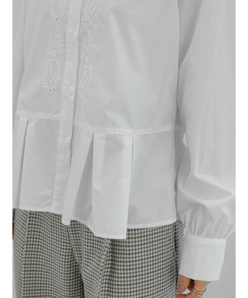 Te chichi（テチチ）の「シルキーブロードエンブロイダリーブラウス（シャツ/ブラウス・レディース・ブラック/オリーブ/オフホワイト・F）」の15枚目の写真