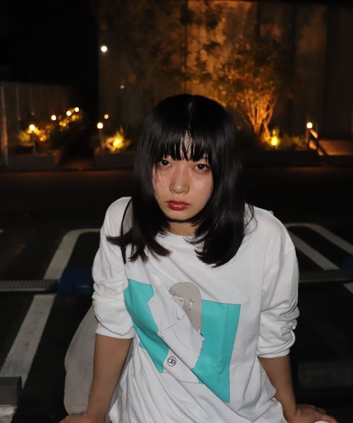 ONE DAY KMC (ワンデイケーエムシー)の「DEPROID / DEPROID×Itaru TAKE OFF L/S TEE(Tシャツ/カットソー・メンズ・ホワイト/パープル・FREE)」の11枚目の写真