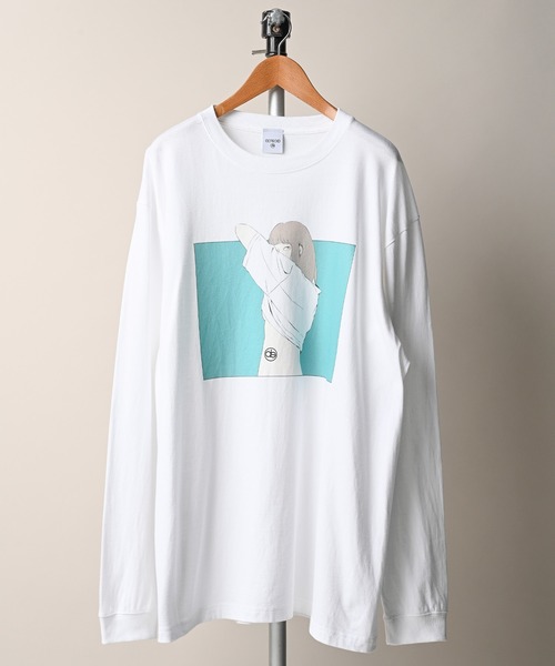ONE DAY KMC (ワンデイケーエムシー)の「DEPROID / DEPROID×Itaru TAKE OFF L/S TEE(Tシャツ/カットソー・メンズ・ホワイト/パープル・FREE)」の12枚目の写真