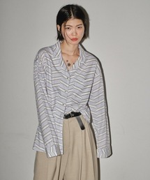 ジオメトリックパジャマシャツ