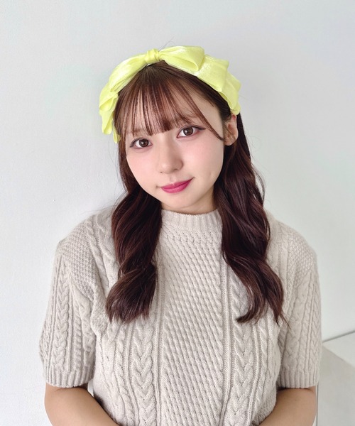 セール】【7色展開】ボリュームリボンカチューシャ（カチューシャ