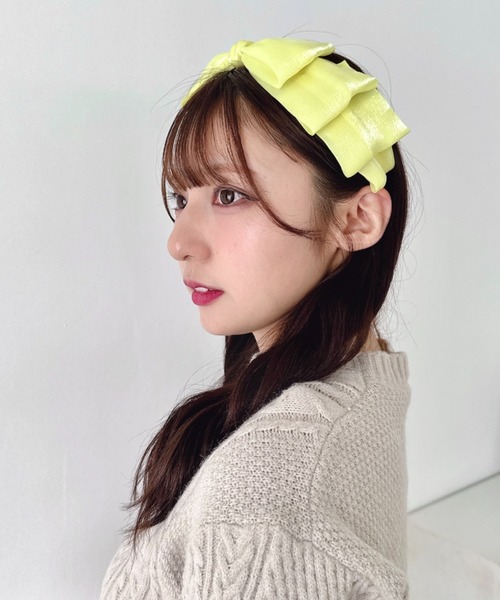 最終価格です〈ラ・マジョリーナ〉リボン ツイードカチューシャ 最終価格です〈ラ・マジョリーナ〉リボン ツイードカチューシャ LA