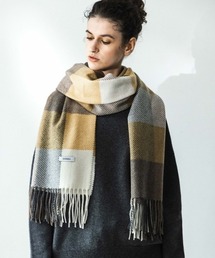 DONGLI（ドンリー）の「【DONGLI】RECYCLED CASHMERE BLOCK CHECK STOLE（ストール/ショール）」