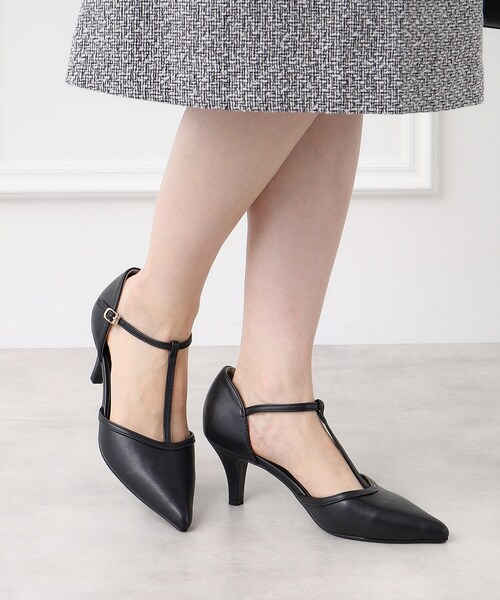 index（インデックス）の「◆【6cmヒール】Tストラップパンプス/通勤・セレモニー対応（パンプス・レディース・ホワイト系3/ブラック/ベージュ系・03/02）」の11枚目の写真