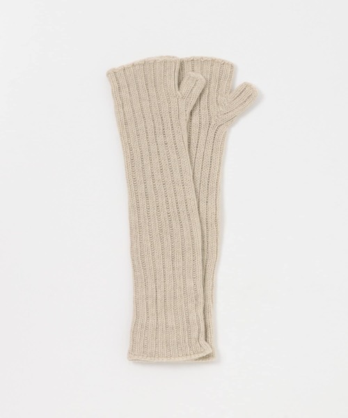 William Brunton Hand Knits(ウィリアム ブラントン ハンド ニット)の「William Brunton Hand Knits リブ編みアームウォーマー(手袋・レディース・オートミール/ライトグレー/ライトブラウン・FREE)」の22枚目の写真