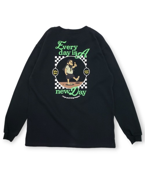 RIVER SIDE CULTURE（リバーサイドカルチャー）の「RIVER SIDE CULTURE/RSC バイカー風LT (M4)（Tシャツ/カットソー・メンズ・ホワイト/ブラック・MEDIUM/X-LARGE/LARGE）」の2枚目の写真