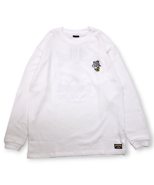 RIVER SIDE CULTURE（リバーサイドカルチャー）の「RIVER SIDE CULTURE/RSC バイカー風LT (M4)（Tシャツ/カットソー・メンズ・ホワイト/ブラック・MEDIUM/X-LARGE/LARGE）」の4枚目の写真