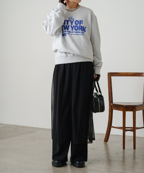 Omekashi(オメカシ)の「2way チュールロングワンピース(ワンピース・レディース・アイボリー/ブラック・FREE)」の8枚目の写真