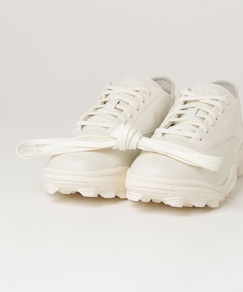 【Y-3】OFF WHITE GSG9 TRAINERS スニーカー レザー ホワイト Y-3 GSG9 Y-3│Y-3 ワイスリー