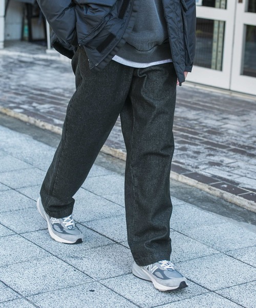 URBAN RESEARCH DOORS（アーバンリサーチドアーズ）の「ワンタックデニムトラウザー（デニムパンツ・メンズ・ブラック/インディゴブルー/ブラウン・MEDIUM/LARGE）」の15枚目の写真