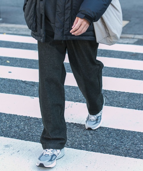 URBAN RESEARCH DOORS（アーバンリサーチドアーズ）の「ワンタックデニムトラウザー（デニムパンツ・メンズ・ブラック/インディゴブルー/ブラウン・MEDIUM/LARGE）」の16枚目の写真