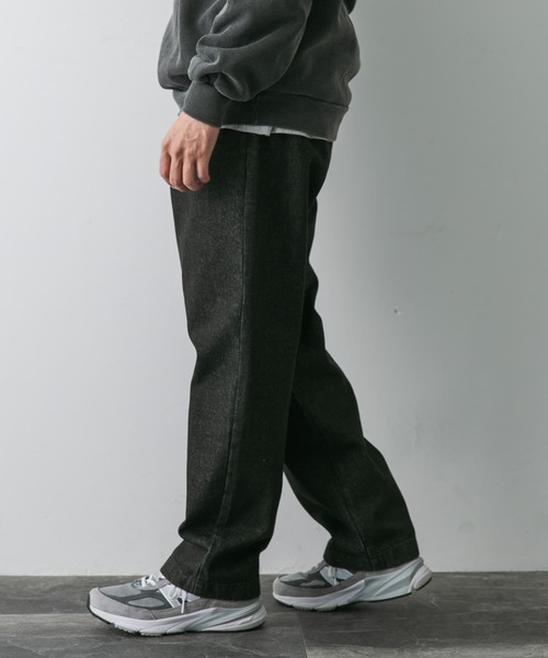 URBAN RESEARCH DOORS（アーバンリサーチドアーズ）の「ワンタックデニムトラウザー（デニムパンツ・メンズ・ブラック/インディゴブルー/ブラウン・MEDIUM/LARGE）」の20枚目の写真