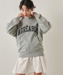 【THE PAUSE】ロゴスウェットプルオーバー