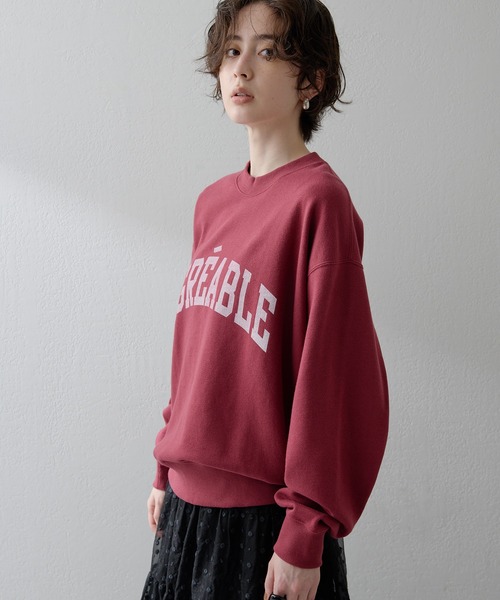 THE PAUSE】ロゴスウェットプルオーバー（スウェット）｜THE