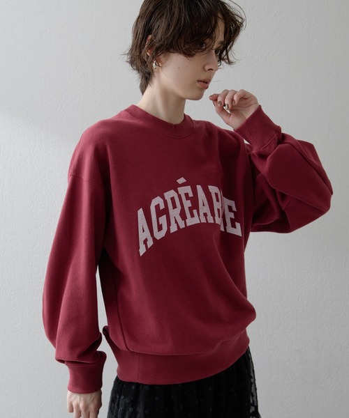 THE PAUSE】ロゴスウェットプルオーバー（スウェット）｜THE