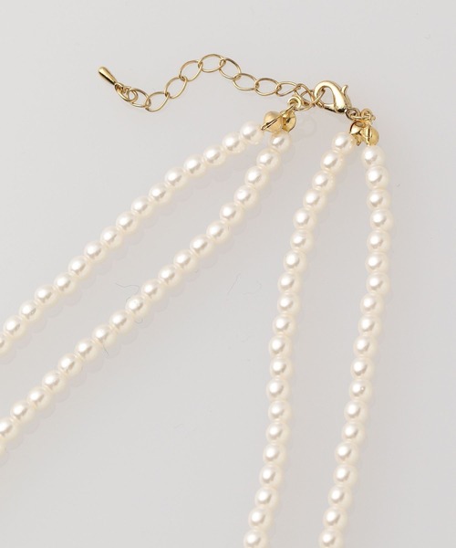 Elura（エルーラ）の「2連パールネックレス＜ショート/ロング＞／995319（ネックレス・レディース・ホワイト/ホワイト系その他・ONE SIZE）」の11枚目の写真