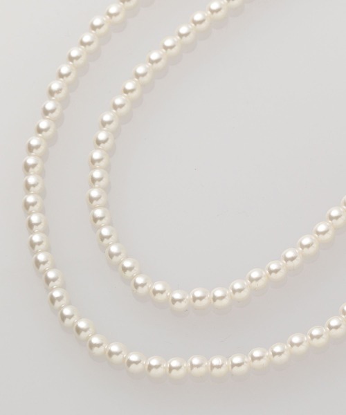 Elura（エルーラ）の「2連パールネックレス＜ショート/ロング＞／995319（ネックレス・レディース・ホワイト/ホワイト系その他・ONE SIZE）」の7枚目の写真