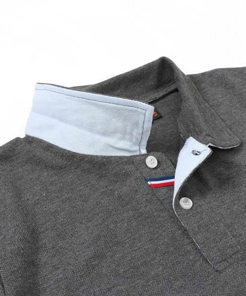 KRIFF MAYER Kid's Collection（クリフメイヤーキッズコレクション）の「おでかけポロシャツ（ポロシャツ・キッズ・チャコール/イエロー/ネイビー/グレー/サックスブルー/ライトグリーン/ブラック/オフホワイト・120/130/140/150/160/170）」の15枚目の写真