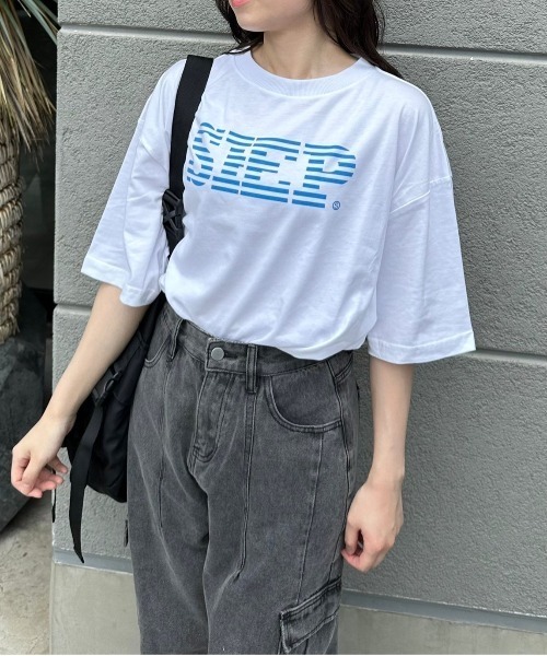 STRAY SHEEP（ストレイシープ）の「【STRAY SHEEP/ストレイシープ】オリジナルグラフィックTシャツ/半袖Tシャツ（Tシャツ/カットソー・レディース・ホワイト系その他/ホワイト系その他3/ホワイト/ホワイト系その他2/ホワイト系その他4/ホワイト系その他5/ホワイト系その他6/ホワイト系その他7・MEDIUM/LARGE）」の20枚目の写真