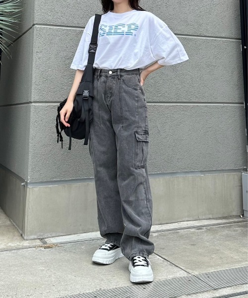 STRAY SHEEP（ストレイシープ）の「【STRAY SHEEP/ストレイシープ】オリジナルグラフィックTシャツ/半袖Tシャツ（Tシャツ/カットソー・レディース・ホワイト系その他/ホワイト系その他3/ホワイト/ホワイト系その他2/ホワイト系その他4/ホワイト系その他5/ホワイト系その他6/ホワイト系その他7・MEDIUM/LARGE）」の19枚目の写真