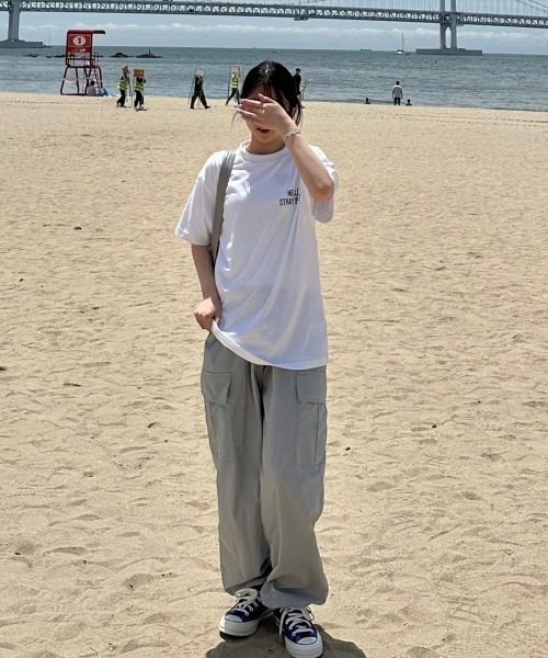 STRAY SHEEP（ストレイシープ）の「【STRAY SHEEP/ストレイシープ】オリジナルグラフィックTシャツ/半袖Tシャツ（Tシャツ/カットソー・レディース・ホワイト系その他/ホワイト系その他3/ホワイト/ホワイト系その他2/ホワイト系その他4/ホワイト系その他5/ホワイト系その他6/ホワイト系その他7・MEDIUM/LARGE）」の22枚目の写真