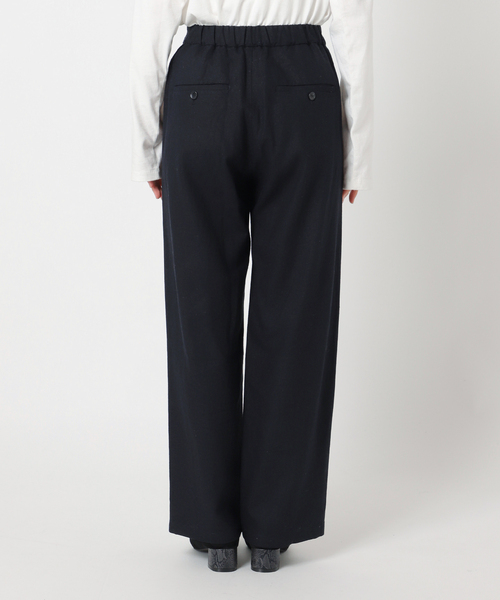 JOURNAL STANDARD relume（ジャーナルスタンダード　レリューム）の「リネンレーヨンストレートパンツ（スラックス・レディース・ベージュ/ネイビー・36/38）」の5枚目の写真