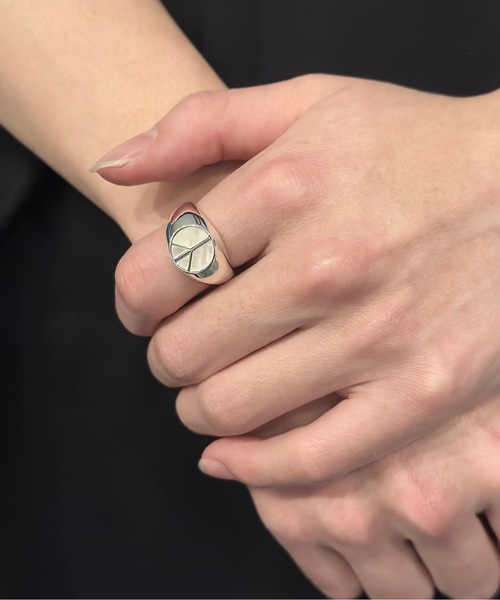 【セール】【blatto 925silver】925シルバー シェルデザイン リング bla-DZ167-7g U（リング）｜Burner（バーナー）