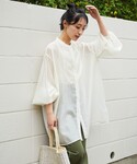 FREAK'S STORE(フリークスストア)の限定展開　フロントデザイン ビッグ シアーシャツ